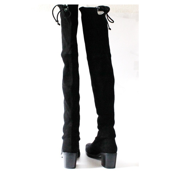 NEW Stuart Weitzman Elevated Suede Over Knee Boot - Picture 6 of 8